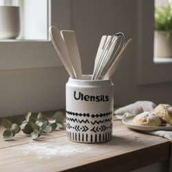 Porcelain Utensil Holder